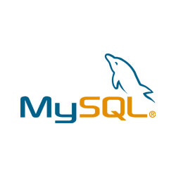 MySQL logo for database management system